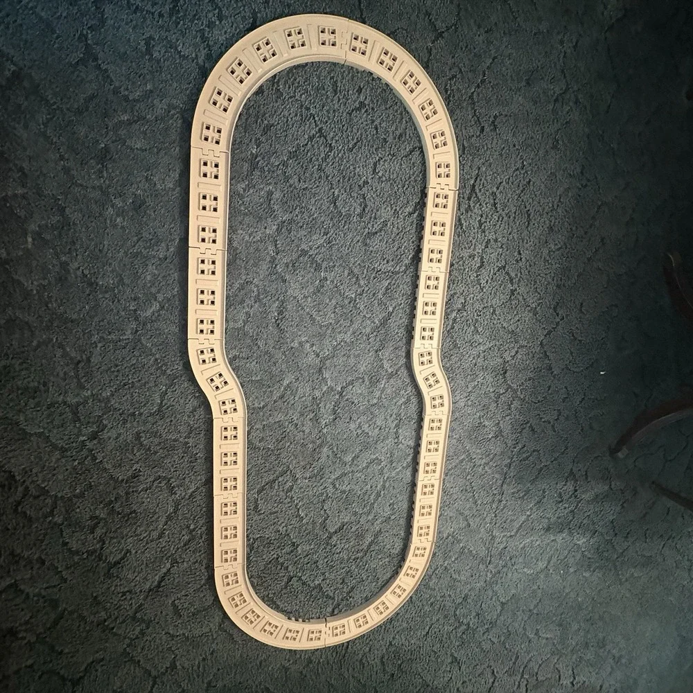 Waffle Blocks Steam Train Replacement Pieces Lot‎ Of 16 Beige Track 19